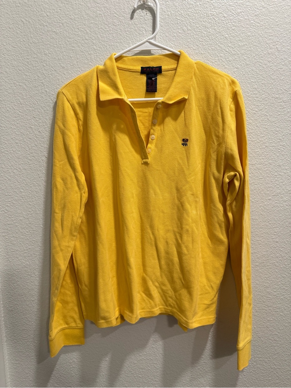 Ralph Lauren Yellow Long-Sleeve Polo